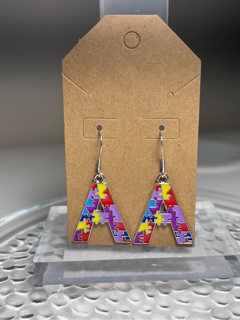 Handmade Autism Awareness Earrings